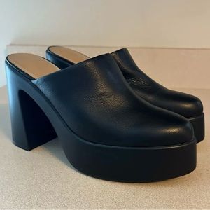 Gianni Bini So Chic Black closed toe platform mule size 10 New